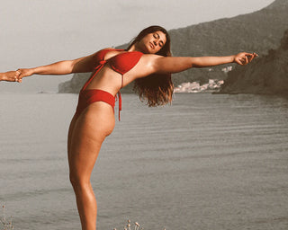 Geranium / Core Bikini Bottom