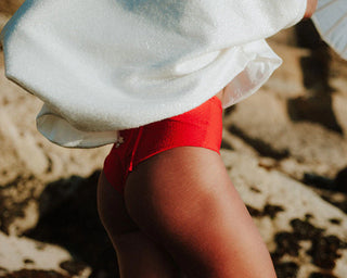 Geranium / Core High Bikini Bottom