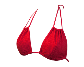 Geranium / Low Versatile Bikini Top