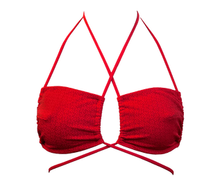 Geranium / Low Versatile Bikini Top