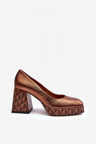 Block Heel Pumps | Spago Fashion