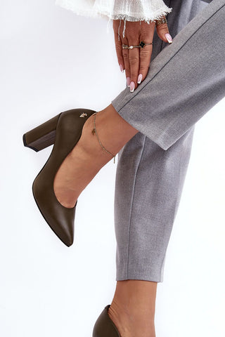 Block Heel Pumps | Spago Fashion