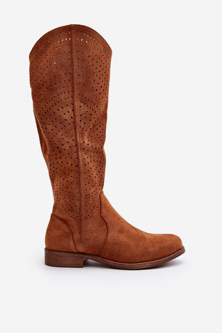 Open-Work Boots | Spago Fashion