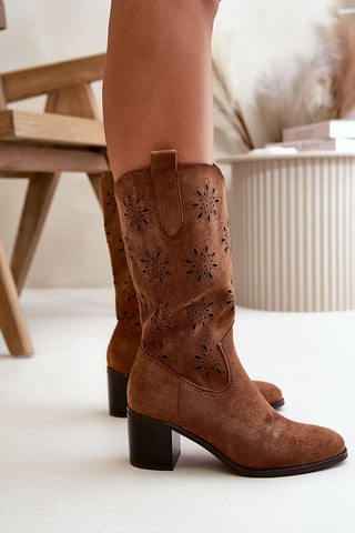 Open-Work Boots | Spago Fashion