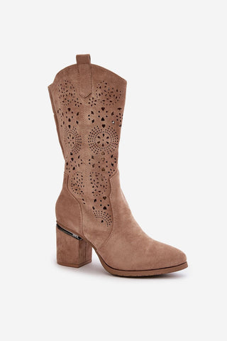 Open-Work Boots | Spago Fashion