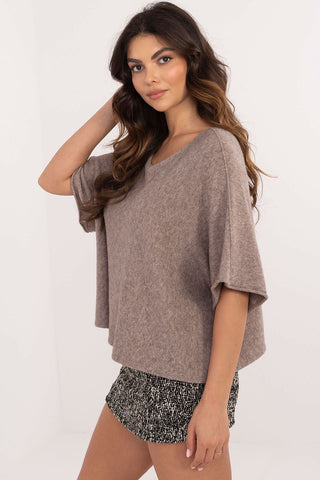 Short Sleeve Sweater | Spago Fashion