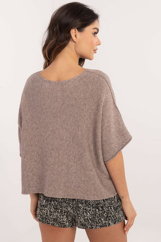 Short Sleeve Sweater | Spago Fashion