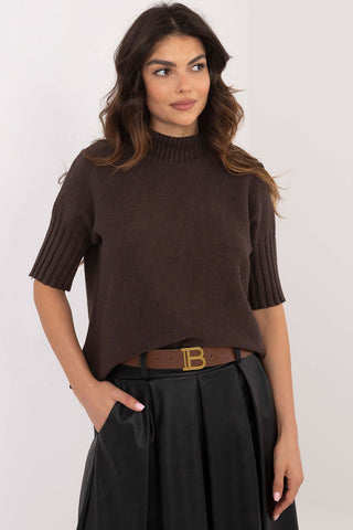 Short Sleeve Sweater | Spago Fashion