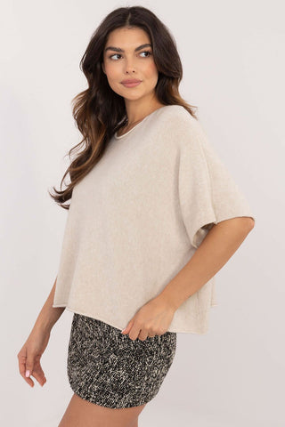 Short Sleeve Sweater | Spago Fashion