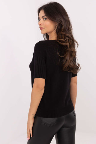 Short Sleeve Sweater | Spago Fashion