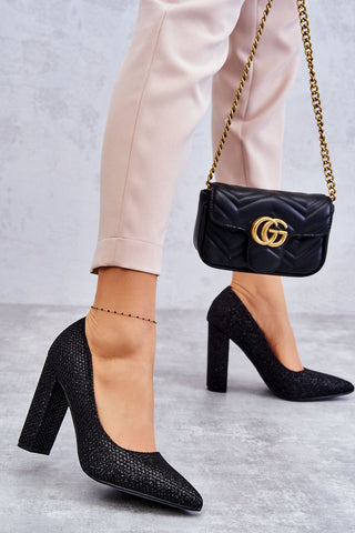 Block Heel Pumps | Spago Fashion