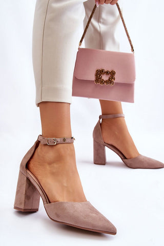 Block Heel Pumps | Spago Fashion