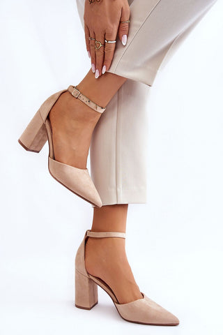 Block Heel Pumps | Spago Fashion