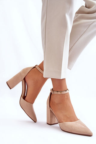 Block Heel Pumps | Spago Fashion