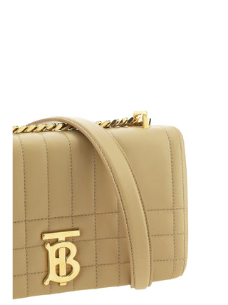 Burberry Oat Beige Leather Lola Shoulder Bag