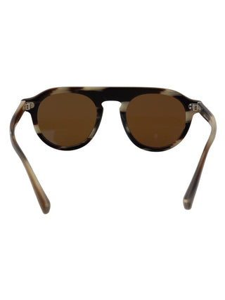 Dolce & Gabbana Brown Tortoise Oval Full Rim Eyewear DG4306 Sunglasses