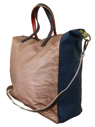 EBARRITO Multicolor Genuine Leather Shoulder Strap Women Tote Bag