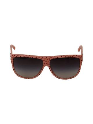 Dolce & Gabbana Brown Stars Acetate Frame Women Shades Sunglasses