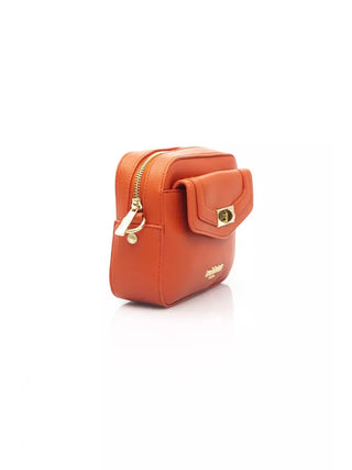 Baldinini Trend Elegant Red Shoulder Bag with Golden Accents