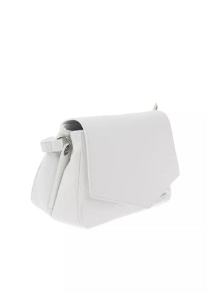 Baldinini Trend White COW Leather Crossbody Bag