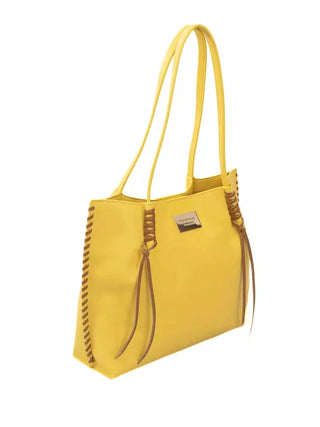 Baldinini Trend Yellow Polyuretane Handbag