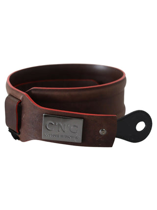 Costume National Dark Brown Genuine Leather Belt