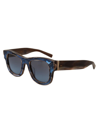 Dolce & Gabbana Brown Blue Gradient Lenses Eyewear Sunglasses